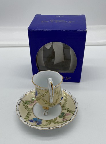 Cup & Saucer Set 1998 Cape Craftsmen Vintage Decor J2.5 - Picture 7 of 11