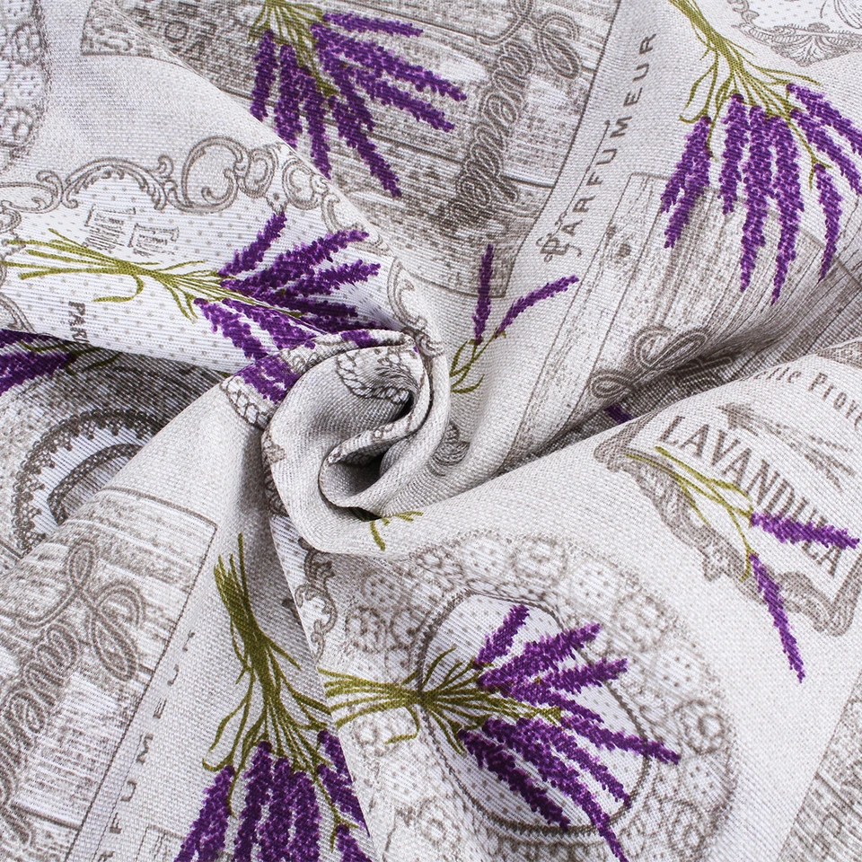 Tela Algodón Flores Violeta Metro Corte 280x280 CM Funda Dobladillo Cojines - Imagen 1 de 1