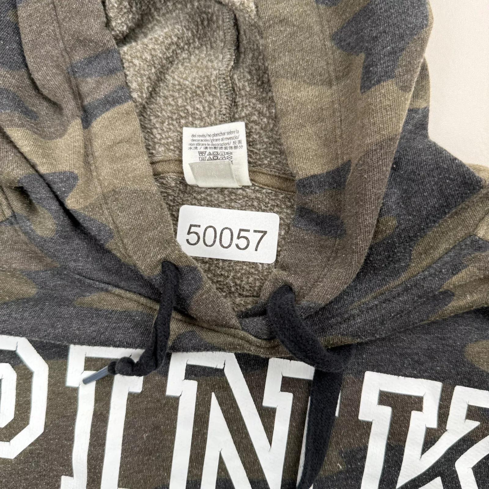 victoria-secret-vs camouflage camo aop kangaroo pockets hoodie