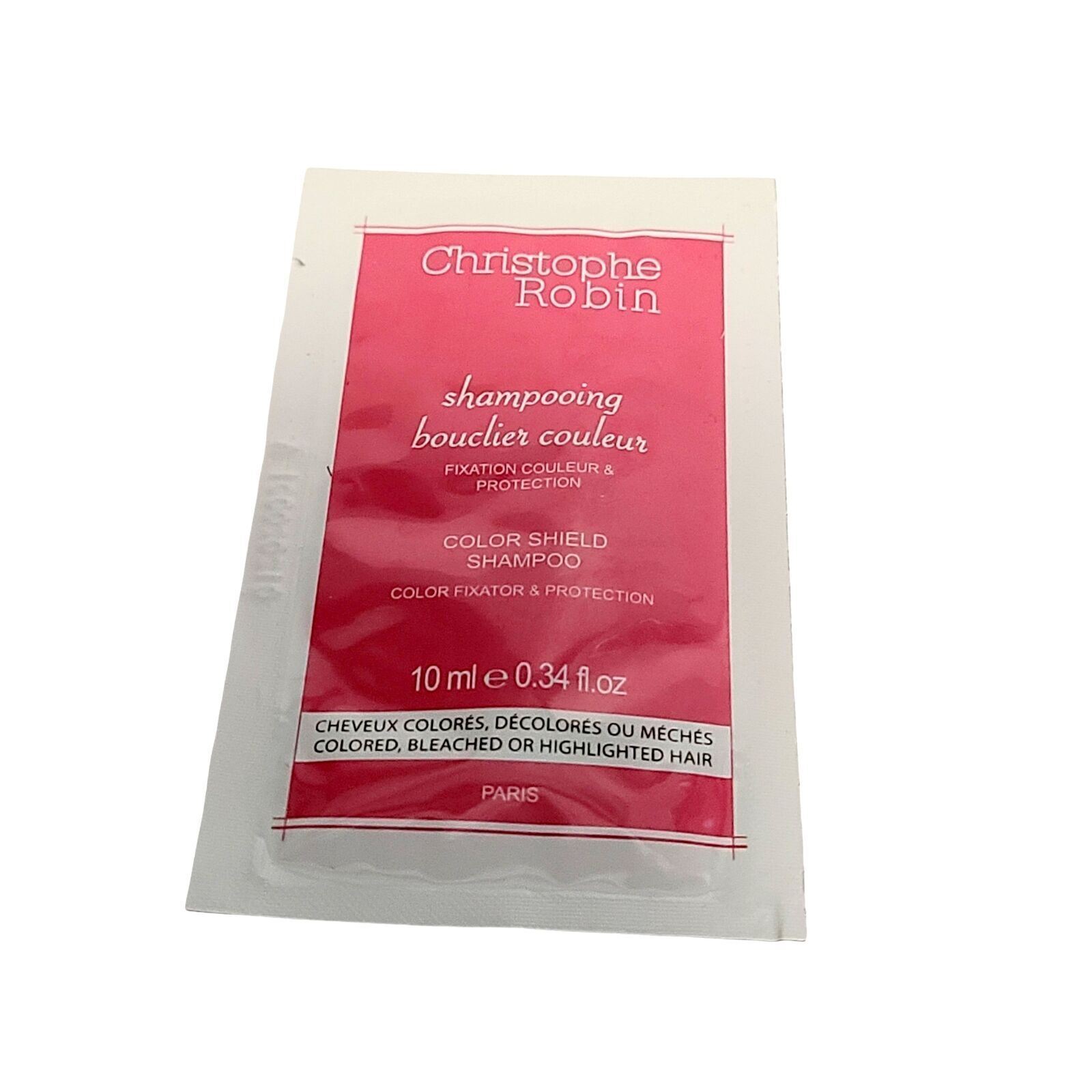 Шампунь-фиксатор Christophe Robin Color Shield, пробный образец, 0,34 жидких унции, 10 м