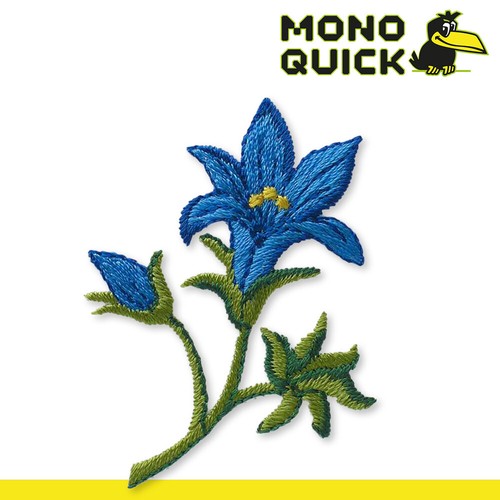 Mono-Quick Patches Aufbügler Applikationen Flicken Aufnäher Blumen Tracht Enzian - Picture 23 of 28