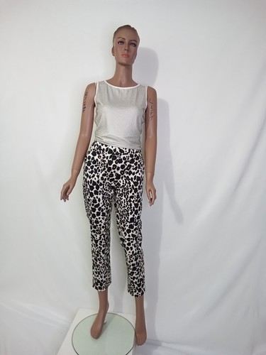 NEW ST. JOHN (CAVIAR MULTI) DRESS PANT SIZE 2 - Picture 3 of 18