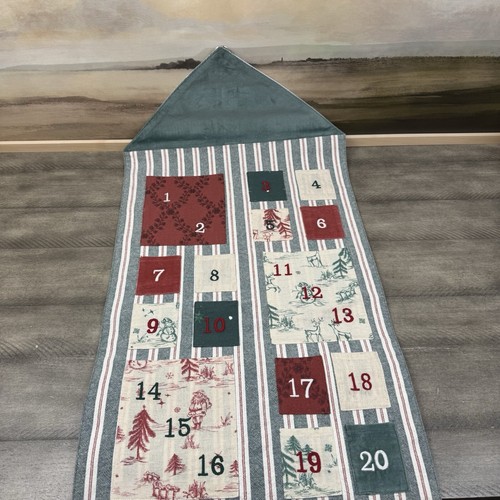 Pottery Barn Kids Chris Loves Julia Advent Calendar Monogrammed NWOT