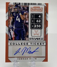 Jordan Mack 2020 Panini Contenders Draft Picks College Ticket Auto #307 RC
