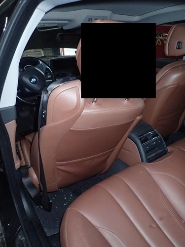 13 BMW 650i Left Front Seat Back Cushion ONLY 4 Dr (Gran Coupe); Brown NAEZ - Picture 3 of 5