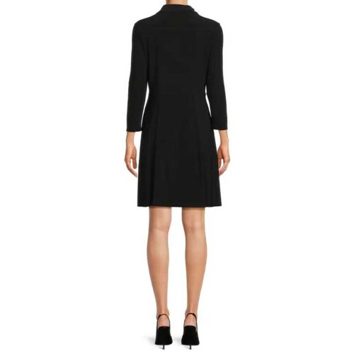 Tommy Hilfiger Hemdblusenkleid Jersey Kragen Reißverschluss vorne A-Linie - Bild 2 von 17