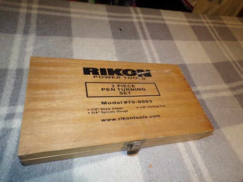 Rikon 3-Piece HHS Pen Turning Set Model #70-9003 Lathe Tools - Picture 1 of 3