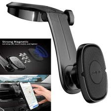 360° Rotation Magnetic Phone Holder Foldable Car Mount Stand Dashboard Universal