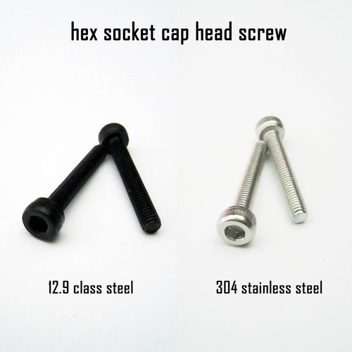 25pcs M2 M3 Hex Socket Allen Cap Button Flat Phillips Round Pan Head Screw Bolt - Picture 5 of 30