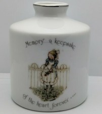 Holly Hobbie Vase, Memory A Keepsake Of The Heart Forever, 1974 , W.W.A. Inc