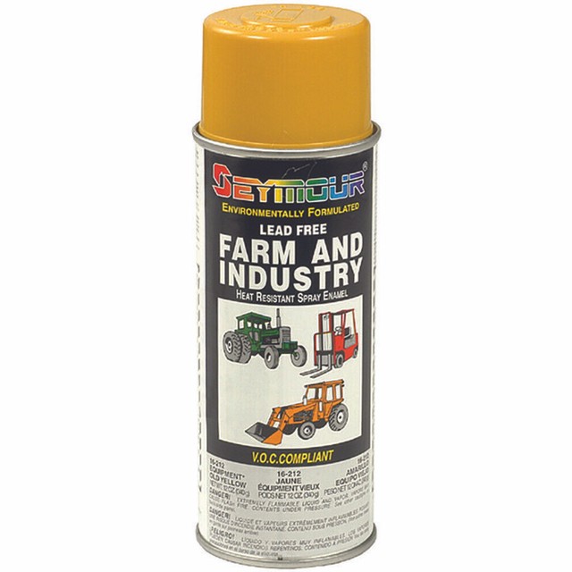 Seymour Equipment Old Yellow Farm & Industry, Enamel Spray Paint 16212