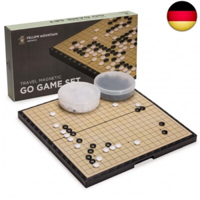 Yellow Mountain Imports Großes Magnetisches 19x19 Go-Spielset-Brett (37,1