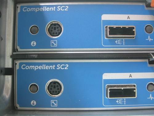 USED DELL COMPELLENT SC220 HDD ENCLOSURE 24x 600GB HDD. 2x SC2 MODULES. 2xPSU. - Picture 6 of 11