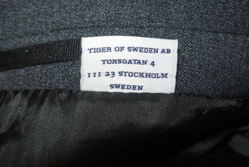 NWOT Mens 38R TIGER OF SWEDEN Jerrett Slim Sport Coat Wool Elastane In Grey - Picture 16 of 17