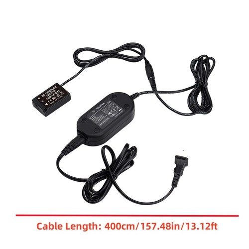 AC Power Supply Adapter for LP-E17 Dummy Battery DR-E18 Coupler For Canon T6s - Photo 7/7