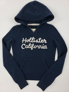 dark blue hollister hoodie