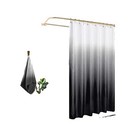 White Fabric Shower Curtains
