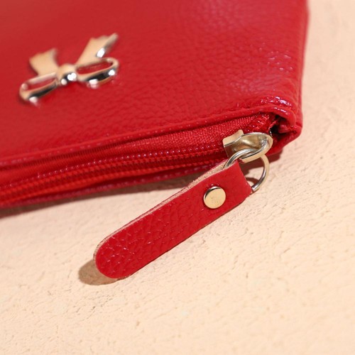 PU Leather Storage Bag Small Wallet Card Holder Coin Purse Money Change Bag - Picture 7 of 12