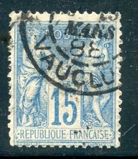 PHOTO CONTRACTUELLE / TIMBRE FRANCE OBLITERE TYPE SAGE N° 101