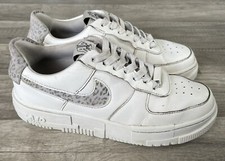 NIKE Air Force 1 Pixel SE Distressed White Womens Size 7.5 DH9632-101