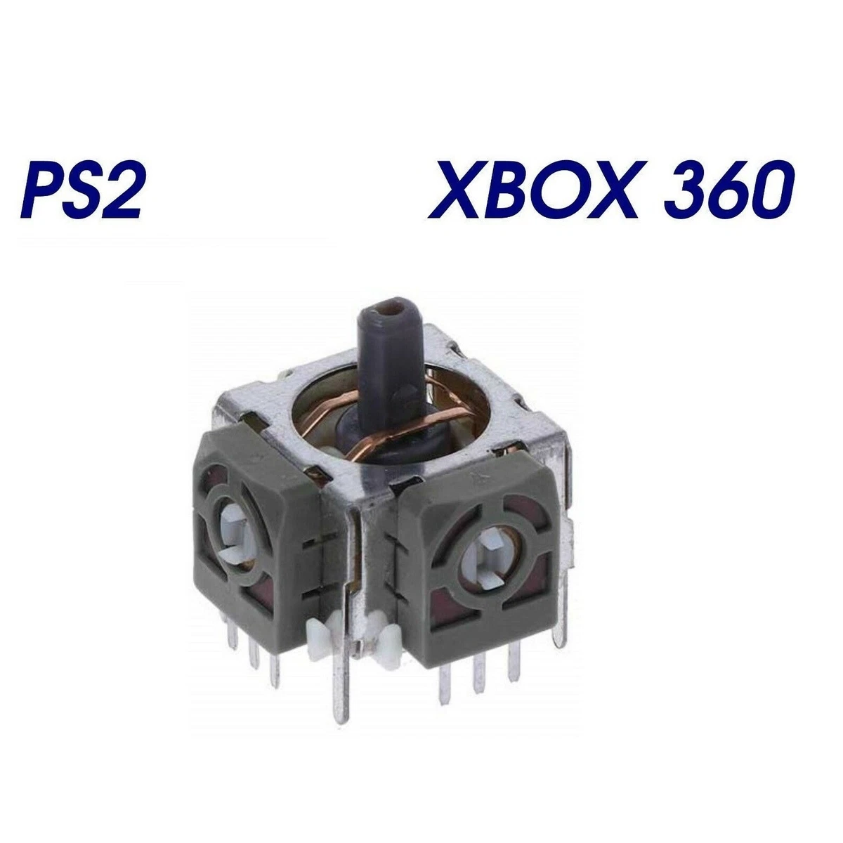 GENERICO JOYSTICK XBOX 360 CON CABLE BLANCO