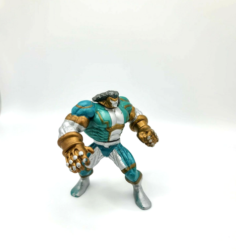Mega Heroes Cyber Force 1995 Impact SHOC Warrior Ripclaw Major Stryker Buzzcut - Picture 3 of 12