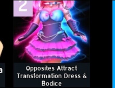 Royale High/ Opposite Attract Bodice / Fast Delivery     