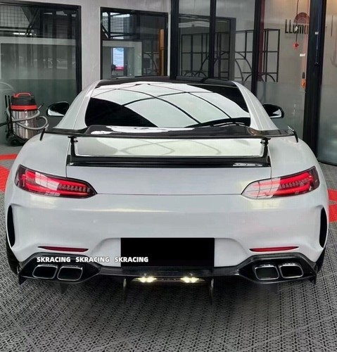 For Benz GT43 GT53 GT63 Real Carbon Fiber Rear Trunk Spoiler Wing Bodykits - Picture 7 of 19