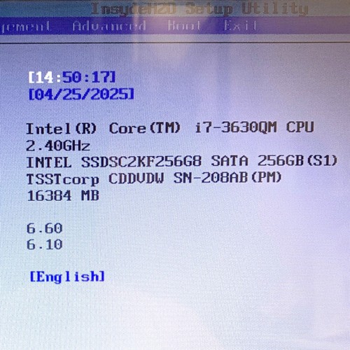 Toshiba Satellite L855 15.5" Intel i7-3630QM 2.40GHz 16GB 256GB SSD Windows 11 - Picture 6 of 7