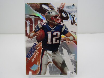 TOM BRADY 2003 SPX PARALLEL! #193/500! NEW ENGLAND PATRIOTS!