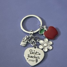 Best Teacher Ever Keychain .