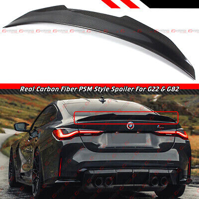 FOR 21-24 BMW G22 4 SERIES 430i G82 M4 PSM STYLE CARBON FIBER