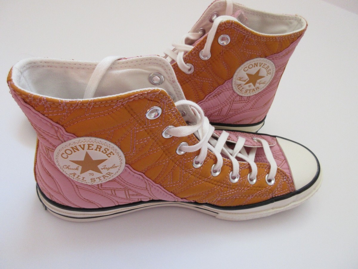 Converse Women's Chuck 70 Hi Top Sneakers Lotus Pink/Saffron