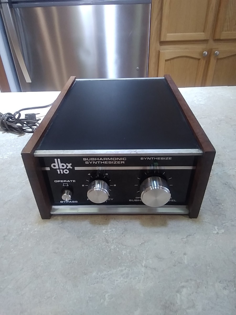 VINTAGE-DBX 110 Subharmonic Synthesizer Nice Working Condition | eBay