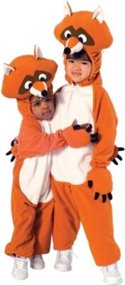 Raccoon Orange Wild Animal Fancy Dress Up Halloween Toddler Child Costume