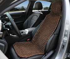Natural Wood Beaded Seat Cover Massaging Cooling Cushion for Car Truck. Keeps th