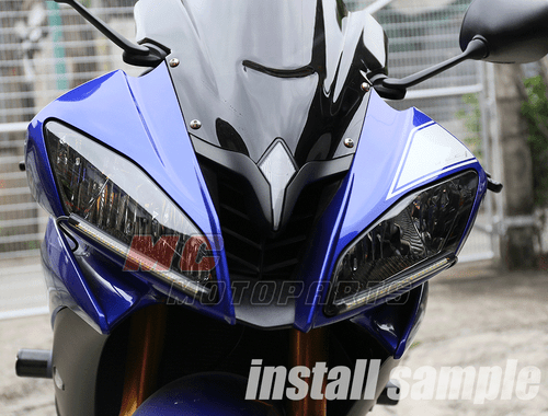 Motorcycle 180mm Rear Signal LED Strip Lights For Aprilia Brake Turn Signal - Imagen 6 de 7