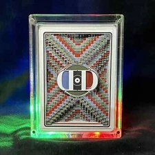 Dan & Dave Smoke & Mirrors Logo V4 carved playing cards by Victor de Urda