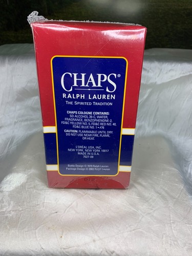 RALPH LAUREN CHAPS COLOGNE SEALED 100ML FLUID - Picture 2 of 2