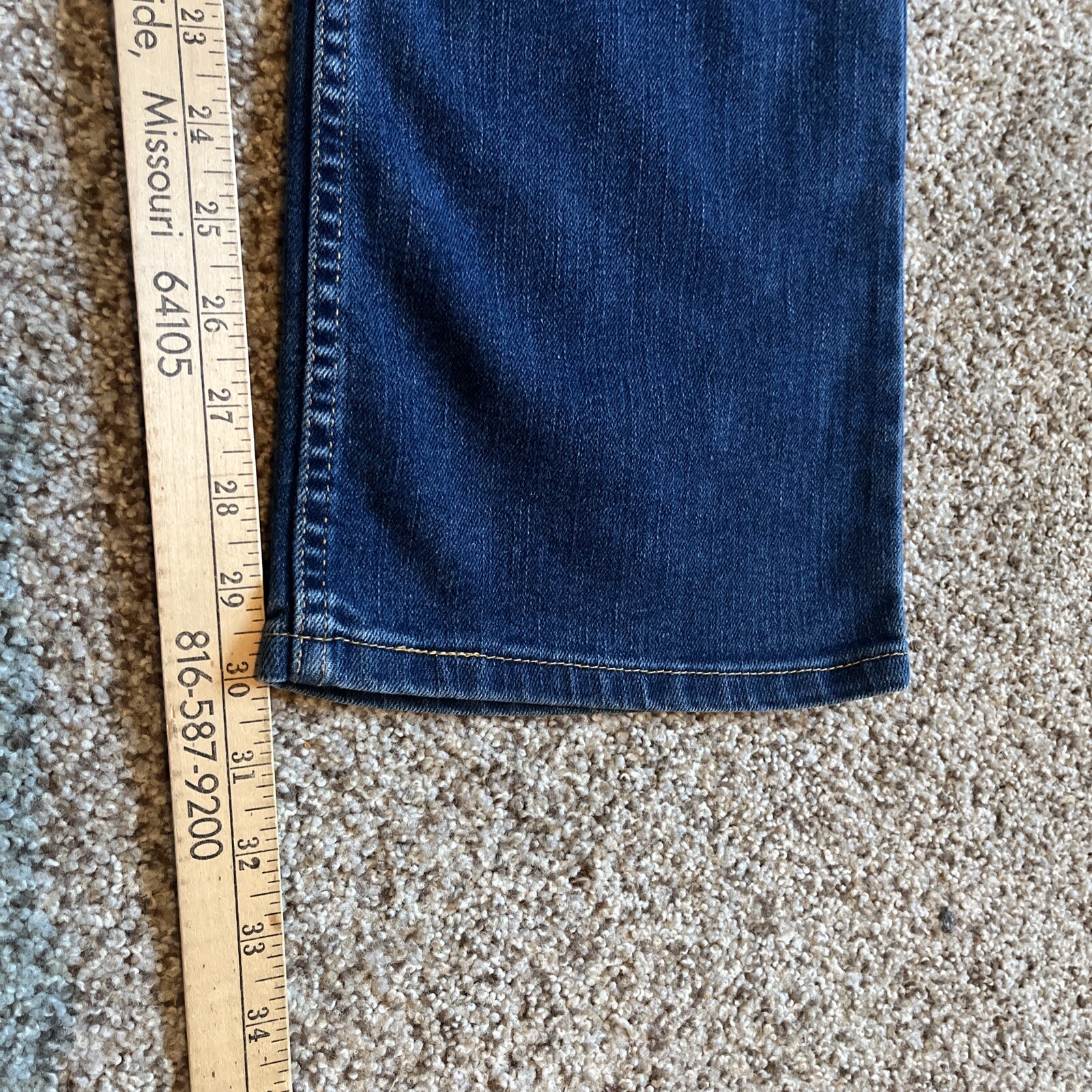 Vtg Levis 515 Bootcut Lower Rise Denim Jeans Womens Size 10 Actual 30 X 30 - View 9