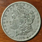 1878-CC Morgan Silver Dollar-Fine