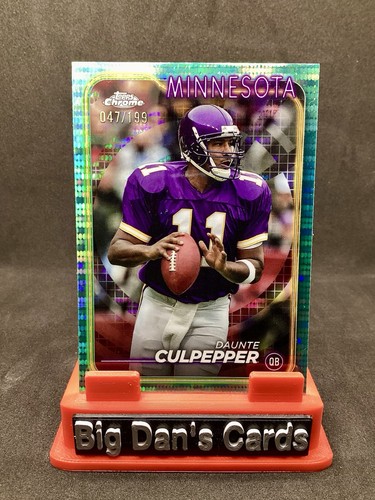 2024 Topps Chrome - Daunte Culpepper #117 Aqua Sonar Refractor /199