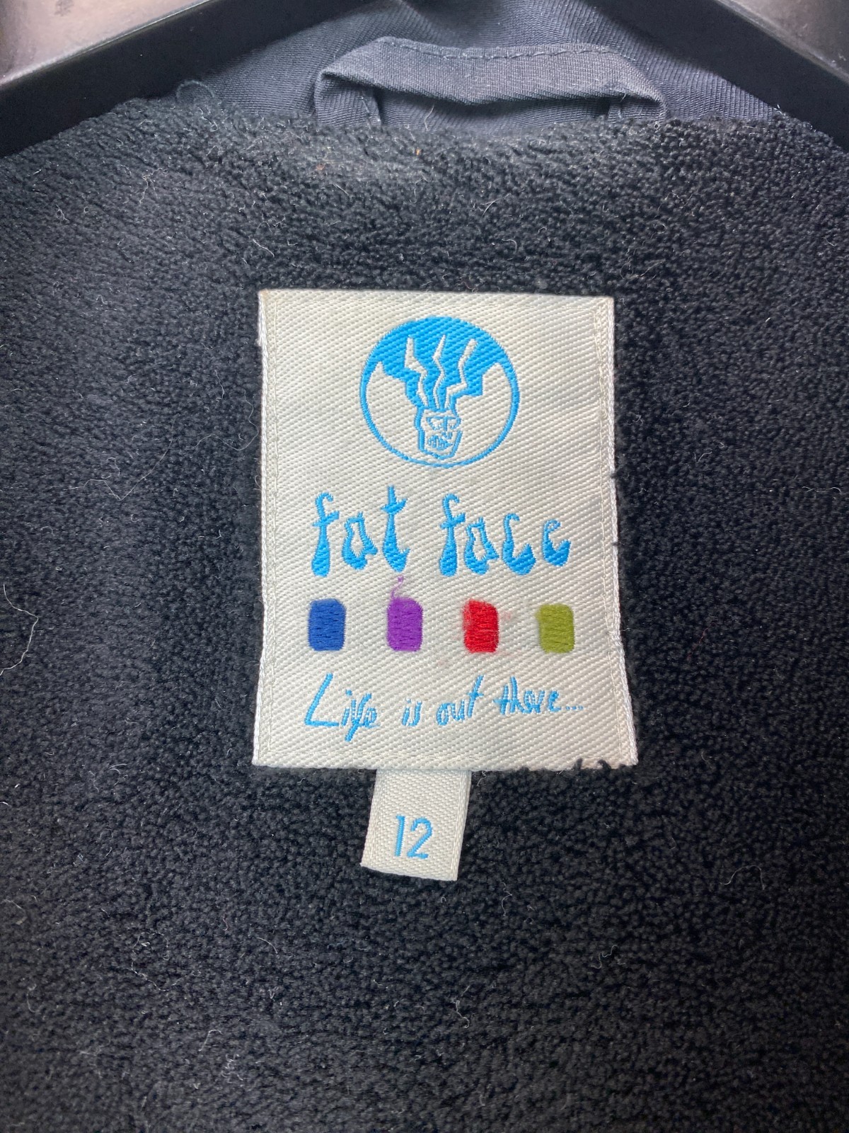 Fat Face Black Solid Jacket Parka Zip Drawstring … - image 8