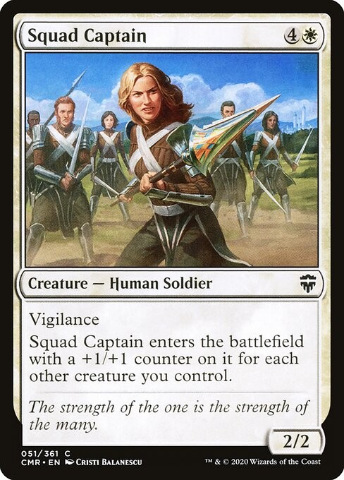Squad Captain Foil Commander Legends 51 NM MTG