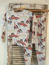 A27 Hanna Andersson 2 Piece Long Sleeve Pj Set Bluey Size 4