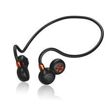 Open Ear Headphones, Bluetooth 5.3 Wireless Air Conduction Headphones Black