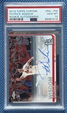 2019 Topps Chrome - Rookie Autographs Patrick Wisdom #RA-PW (AU, RC)