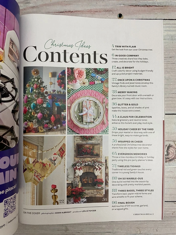 Better Homes & Gardens Christmas Ideas December 2025 Magazine Merry & Bright - Image 2 of 2