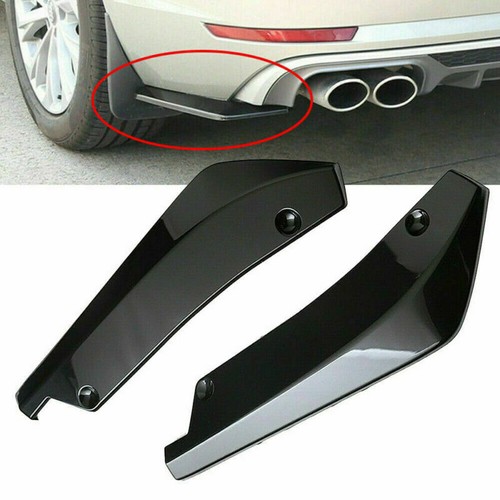 2x Difusor de labios para parachoques trasero Splitter Canard fit para BMW F30 F31 F32 F33 F22 k1 - Imagen 4 de 7