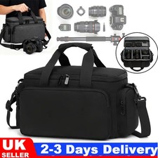Large Digital Camera Shoulder Bag Waterproof Camera Lens Carry Case For DSLR SLR